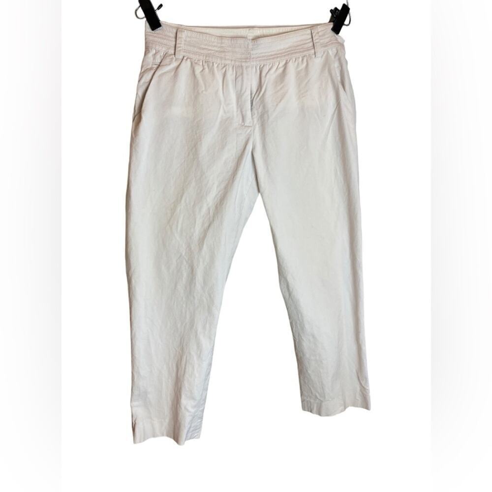Diane von Fürstenberg White Ankle Length Pants Womens Size 4
